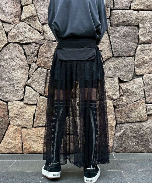 LACY WRAP SKIRT | Candy Stripper（キャンディ ストリッパー