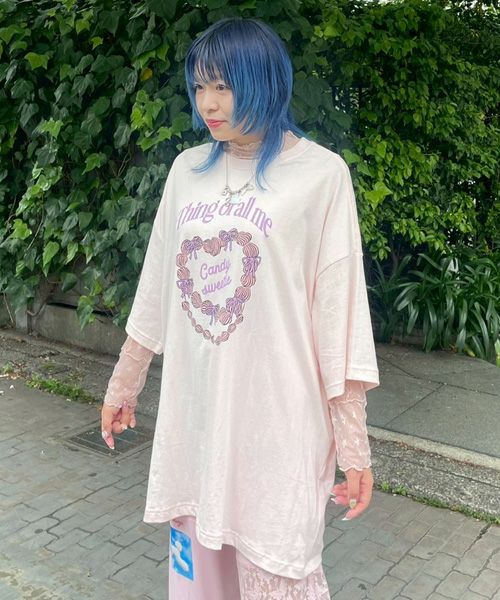 CANDY SWEETIE BIG BIG TEE | Candy Stripper（キャンディ