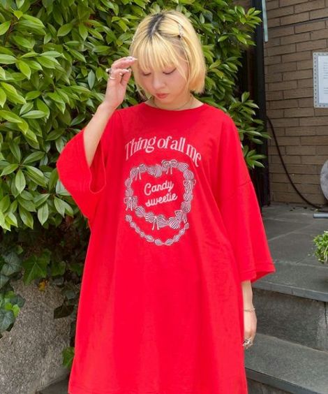 CANDY SWEETIE BIG BIG TEE | Candy Stripper（キャンディ