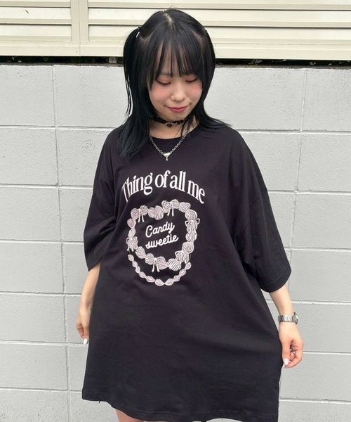 トップス Candy Stripper HELLO KITTYGAL BIG TEE 000000008204-01-m.jpg?t=