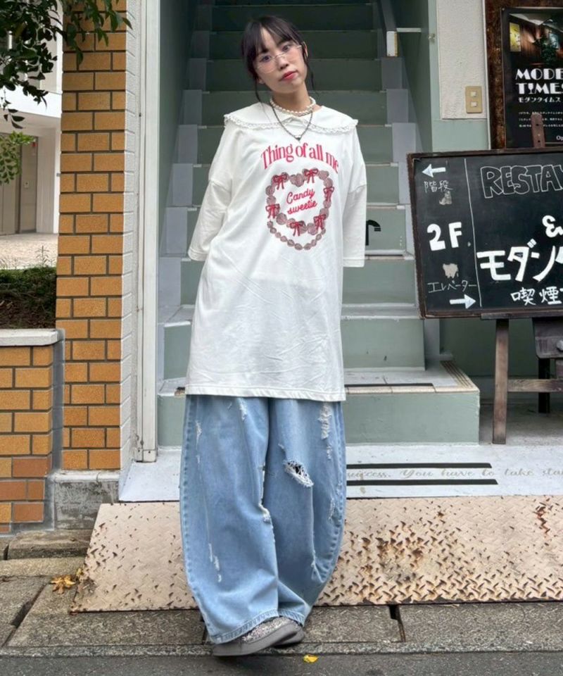 CANDY SWEETIE BIG BIG TEE | Candy Stripper（キャンディ