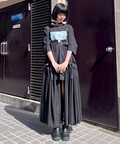 nsn】siroiusagichan ♡ BIG BIG TEE | Candy Stripper