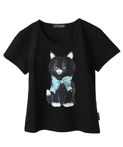 BLACK CAT BABYS TEE | Candy Stripper（キャンディ