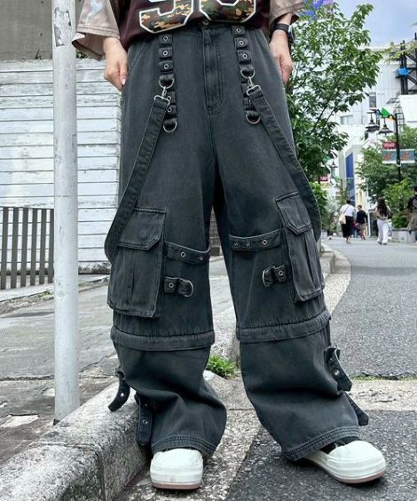 LACE UP LAYERED PANTS | Candy Stripper（キャンディ