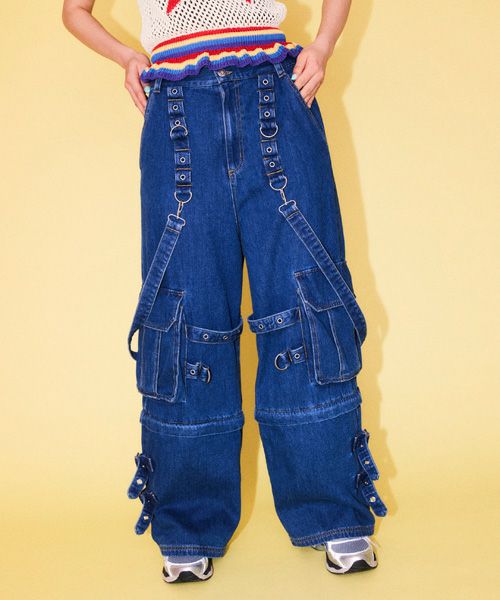 CANDY STRIPPER ブラック カーゴパンツ サイズ1 PEPEFLAGE CARGO パンツ（カーゴパンツ）｜Candy Stripper