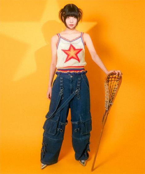 2WAY CARGO DENIM PANTS