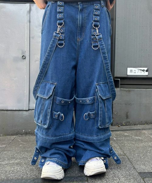 値下げ　新品　キャンディストリッパー　パンツ　М CND ZIPPER TRACK PANTS | Candy Stripper（キャンディ