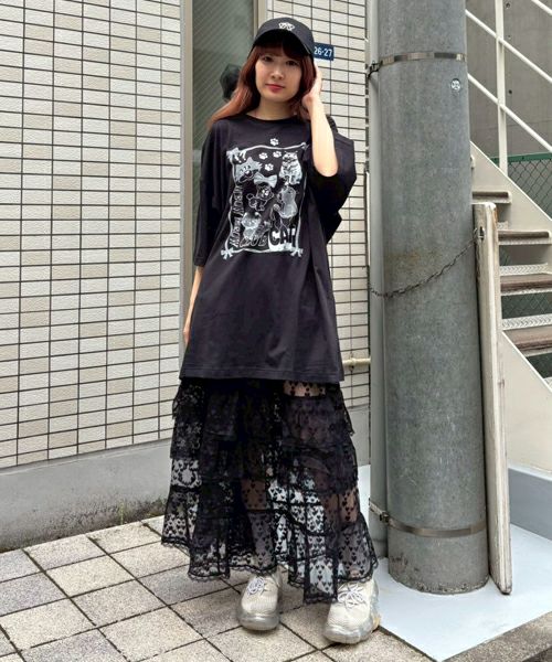 tシャツ MEOW MEOW CLUB BIG BIG Tシャツ レディース メンズ MEOW MEOW CLUB BIG BIG TEE | Candy Stripper（キャンディ
