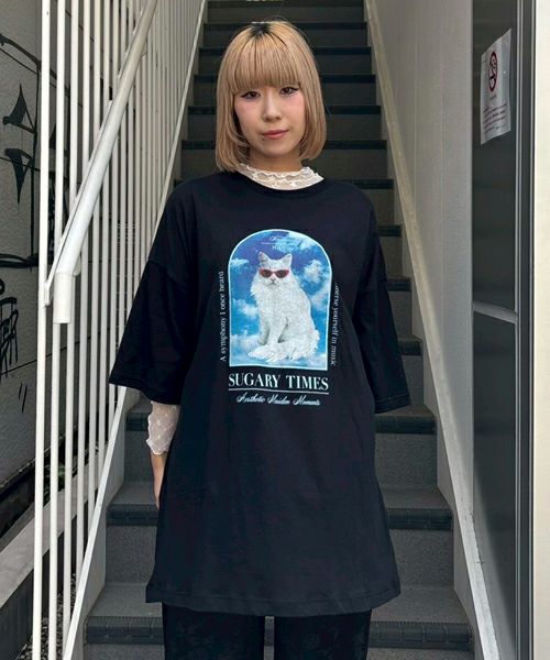 tシャツ SUGARY TIMES BIG BIG Tシャツ レディース メンズ SUGARY TIMES BIG BIG TEE | Candy Stripper（キャンディ