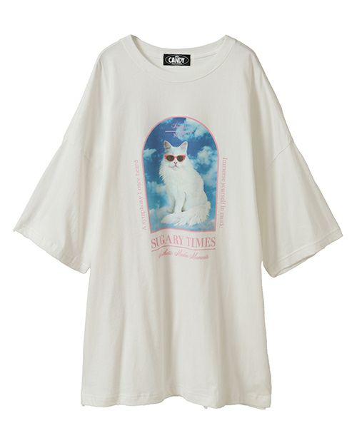 tシャツ SUGARY TIMES BIG BIG Tシャツ レディース メンズ SUGARY TIMES BIG BIG TEE | Candy Stripper（キャンディ