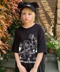 MY FRIEND FOREVER BIG TEE | Candy Stripper（キャンディ