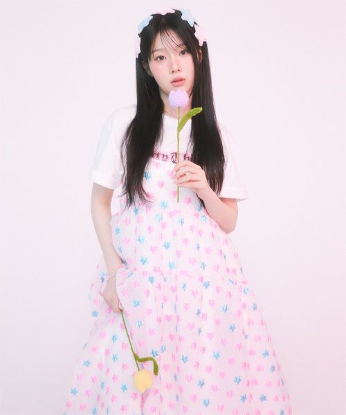 Candy Stripper Dedicated To You Dress - Sleeved/OP - Kei