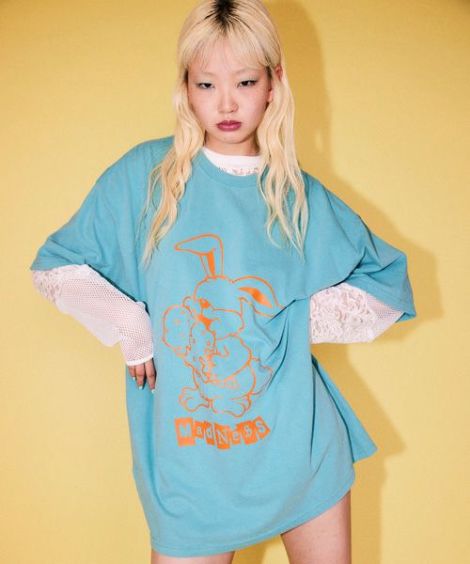 FIRE CAT CHINA SHIRT | Candy Stripper(キャンディ FIRE CAT CHINA SHIRT | Candy Stripper(キャンディ