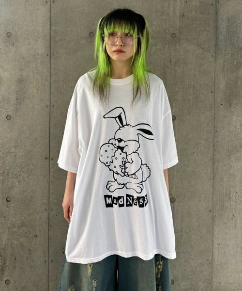 MADNESS  Lサイズ MAD NESS BIG TEE | Candy Stripper（キャンディ ストリッパー