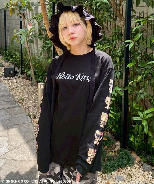 トップス Candy Stripper HELLO KITTYGAL BIG TEE HELLO KITTY】GAL BIG Tシャツ（Tシャツ/カットソー）｜Candy
