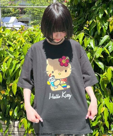 【HELLO KITTY】<br>GAL BIG TEE