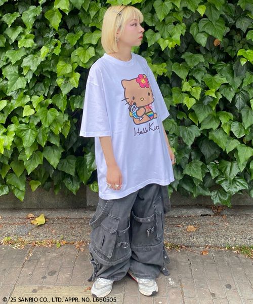 トップス Candy Stripper HELLO KITTYGAL BIG TEE HELLO KITTY】GAL BIG TEE | Candy Stripper（キャンディ