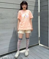 MARRONCREAM】CETTE JOLIE FILLE TEE | Candy Stripper（キャンディ