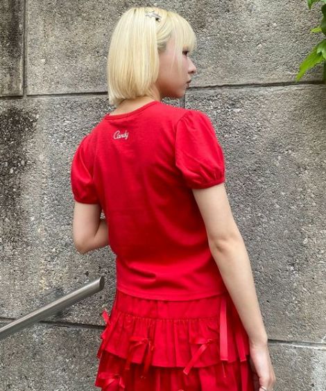 Candy Stripper CND TRACK ONE-PIECE レッド CND TRACK ONE-PIECE | Candy Stripper(キャンディ