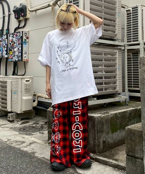 新品未使用 キャンディストリッパーxコジコジ ロンT コジコジ】はァ???? TEE | Candy Stripper(キャンディ