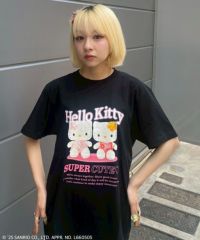 HELLO KITTY】SUPER CUTE♡ TEE | Candy Stripper（キャンディ