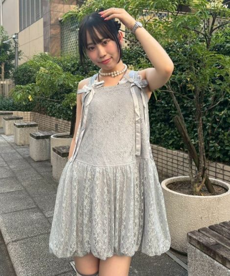 LACY RIBBON DENIM PANTS | Candy Stripper（キャンディ
