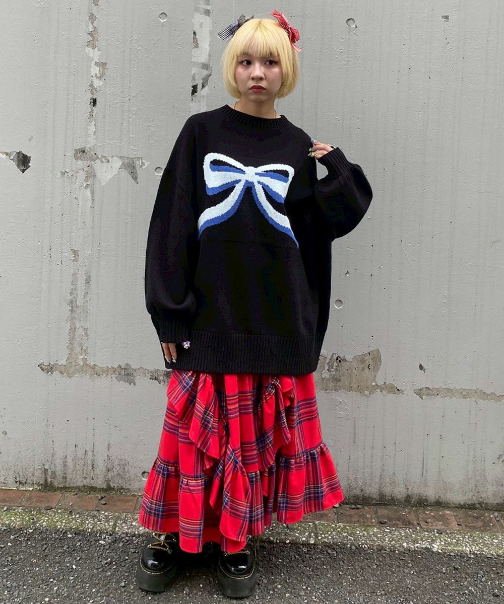 FRILL CHECK SKIRT | Candy Stripper（キャンディ ストリッパー