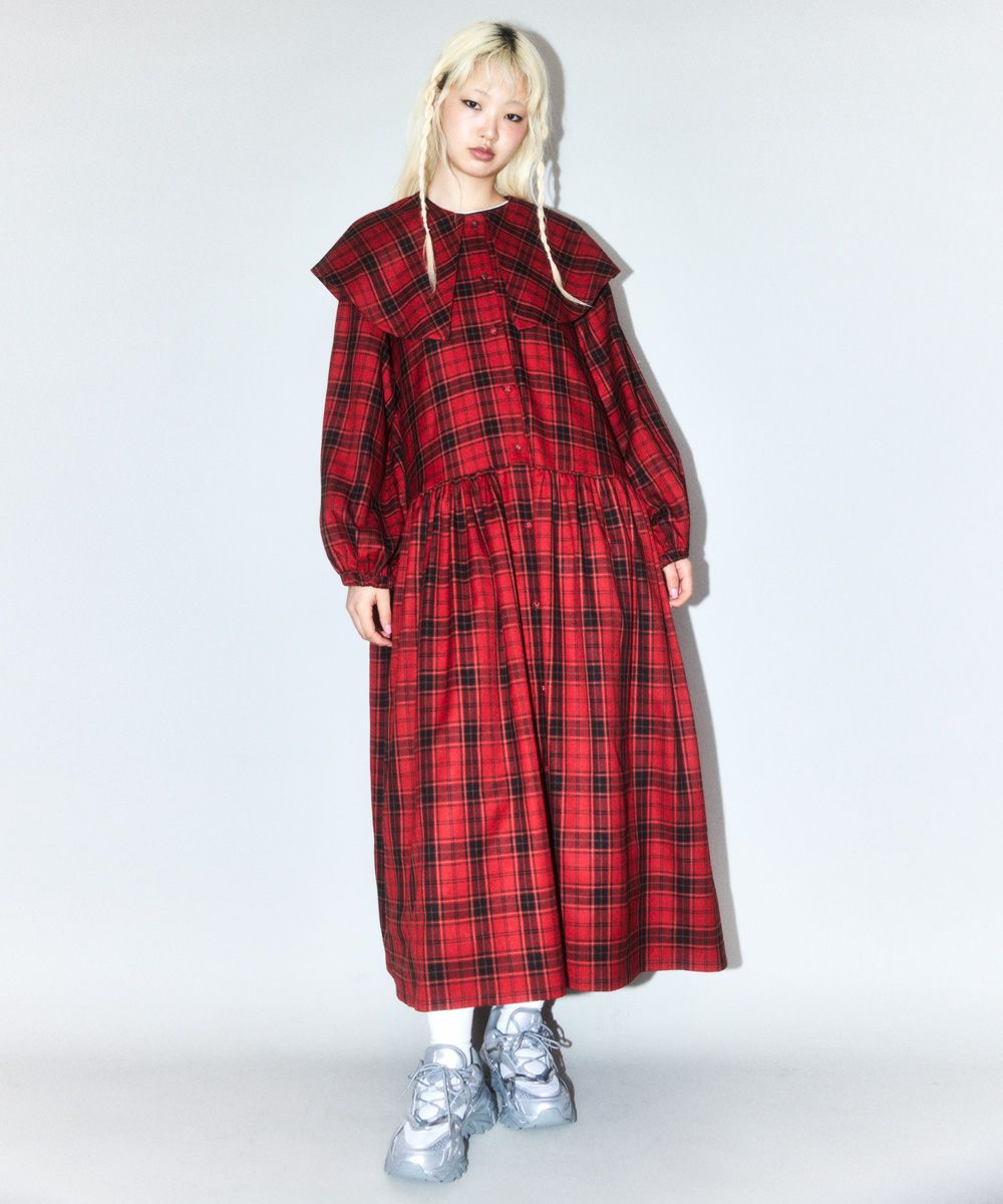 CELEBRATE BIG COLLAR DRESS キャンディストリッパー CELEBRATE BIG COLLAR DRESS | Candy Stripper（キャンディ