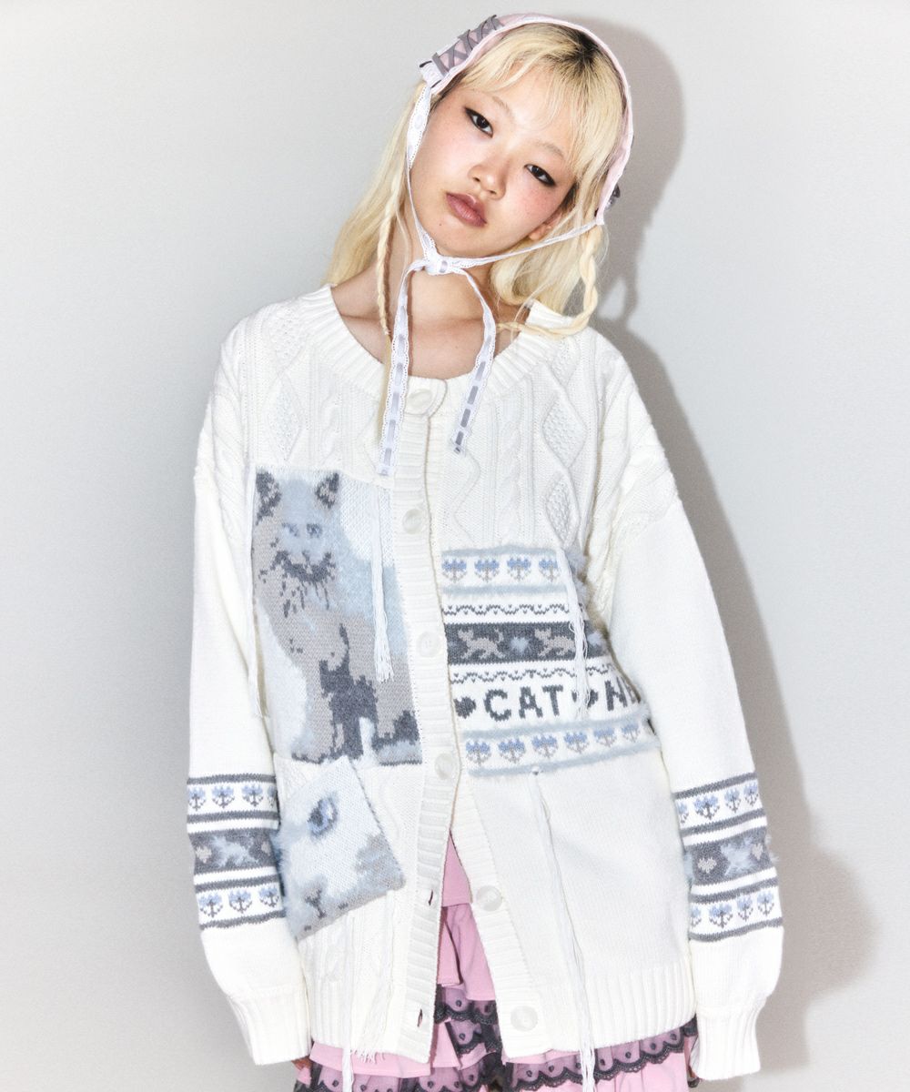 Candy Stripper - キャンスパ★catモヘアカーデ CAT！ CAT！ CAT！ / CANDY STRIPPER