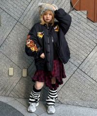 BURNING TIGER CHINA MA-1 | Candy Stripper（キャンディ ストリッパー