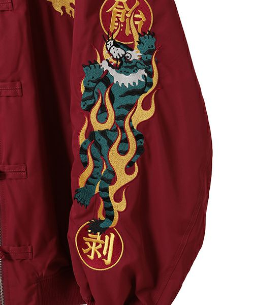 BURNING TIGER CHINA MA-1 | Candy Stripper（キャンディ ストリッパー