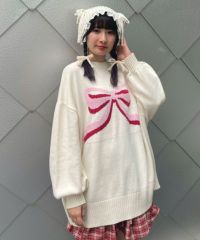 ☆★candy ribbonさま専用商品 ★☆ BIG RIBBON KNIT | Candy Stripper（キャンディ ストリッパー