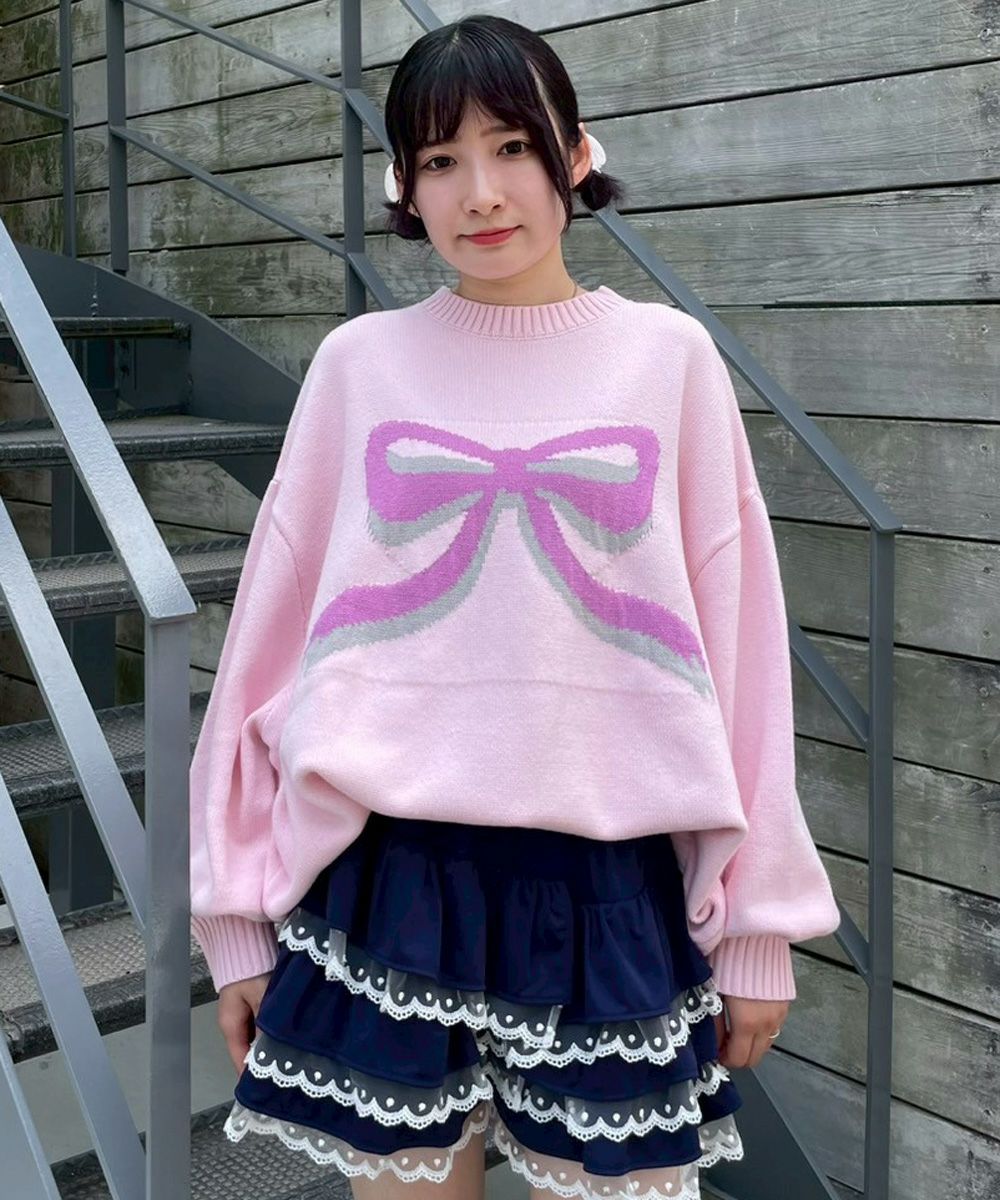 BIG RIBBON KNIT | Candy Stripper（キャンディ ストリッパー