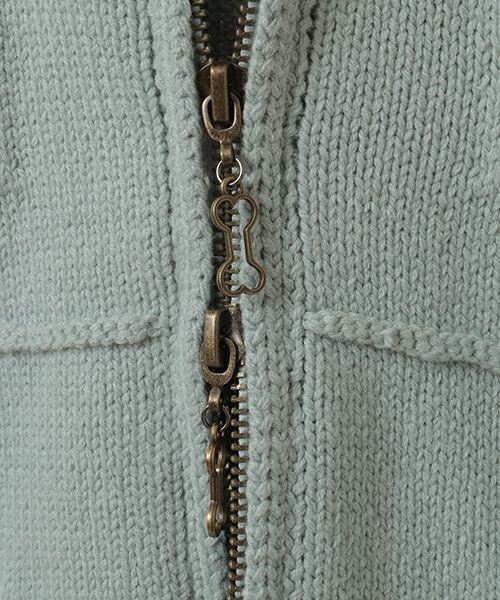 TWIN DOGS KNIT JUMPER | Candy Stripper（キャンディ ストリッパー