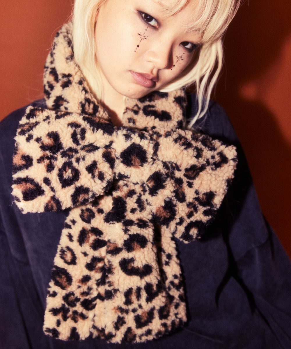 RIBBON MUFFLER | Candy Stripper（キャンディ ストリッパー