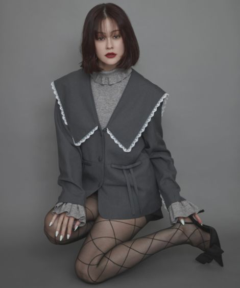 キャンディストリッパー☆ファードットジャケット☆未使用品 Candy Stripper（キャンディストリッパー）の「PEPE FUR JACKET