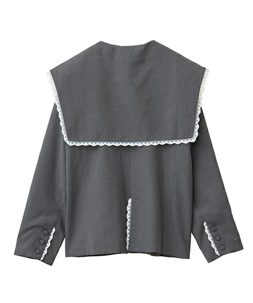 Yuu☆❗️キャンディーストリッパー ꧂ LINED JACKET COMBINED DENIM JACKET | Candy Stripper（キャンディ