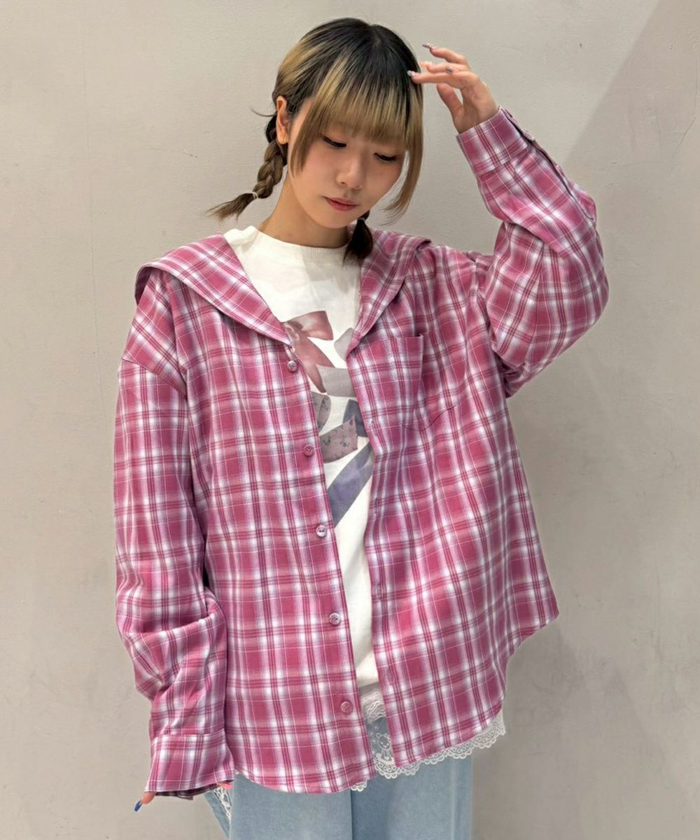 SAILOR CHECK SHIRT | Candy Stripper（キャンディ ストリッパー