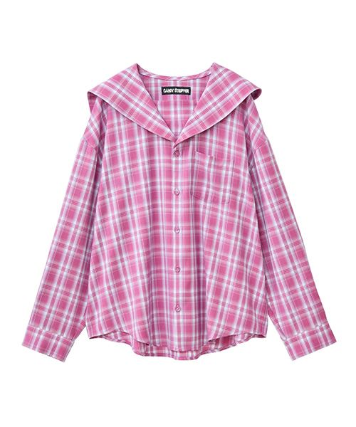 SAILOR CHECK SHIRT | Candy Stripper（キャンディ ストリッパー