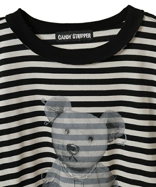 BROKEN BEAR BORDER TOPS | Candy Stripper（キャンディ ストリッパー