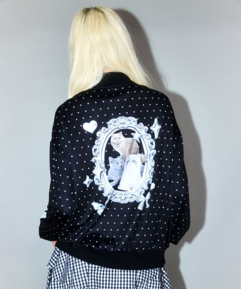 candystripper アウター Candy Stripper CHECKERED PADDING JACKET - メルカリ