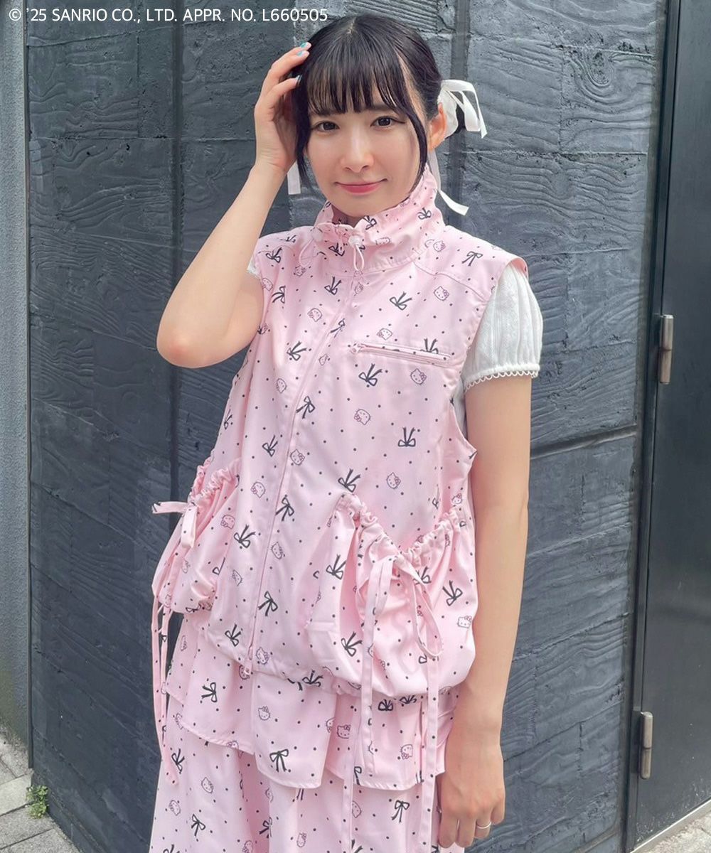 CANDY STRIPPER ピンク ジップアップ トレーナー　星柄　スタッズ STAR LINE JERSEY PANTS | Candy Stripper（キャンディ