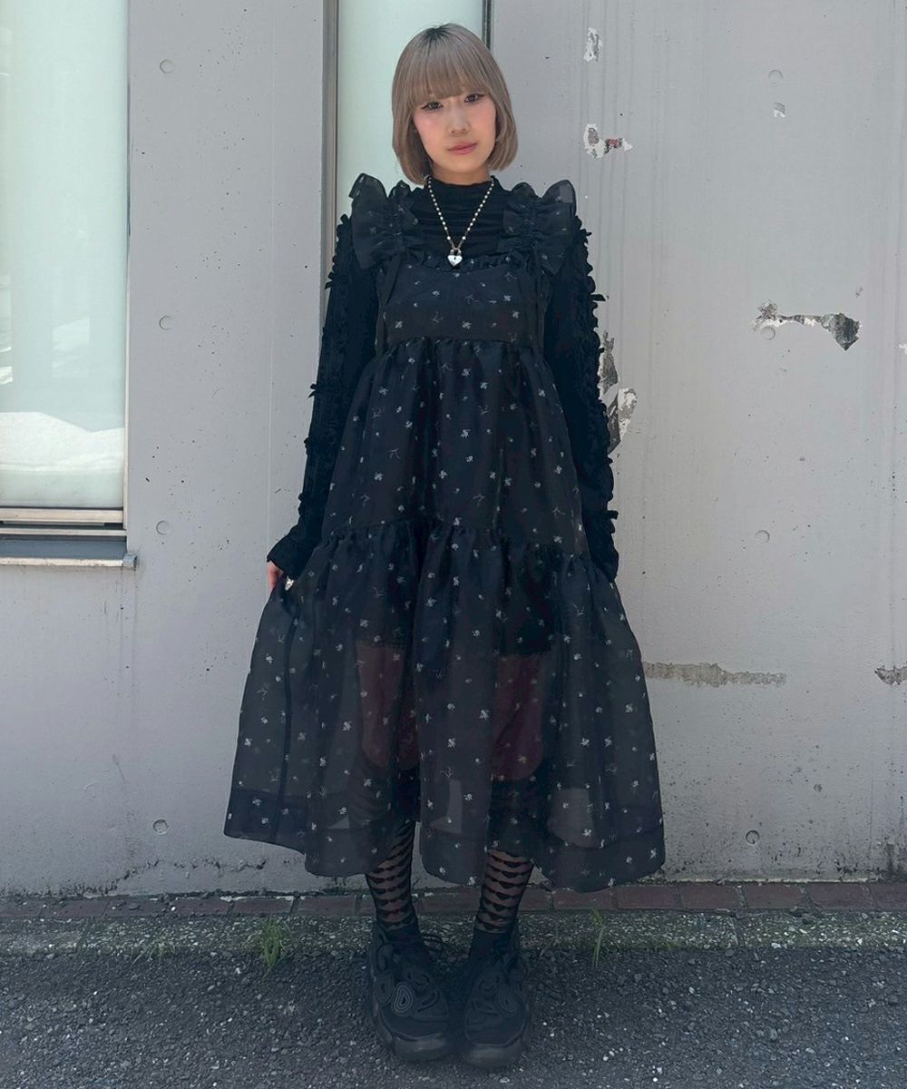 GARDEN BUSTIER DRESS | Candy Stripper（キャンディ