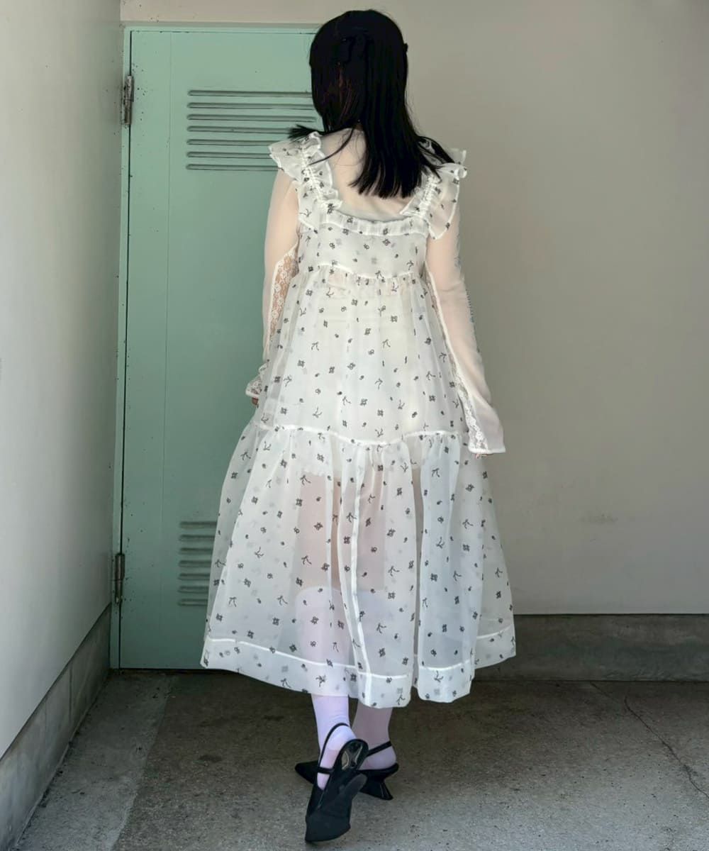 GARDEN BUSTIER DRESS | Candy Stripper（キャンディ ストリッパー