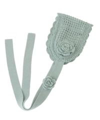 FLOWER KNIT HEAD DRESS | Candy Stripper（キャンディ