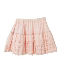COTTON LACE FRILL SKIRT | Candy Stripper（キャンディ