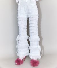 FRILL LACE FLARE PANTS | Candy Stripper（キャンディ