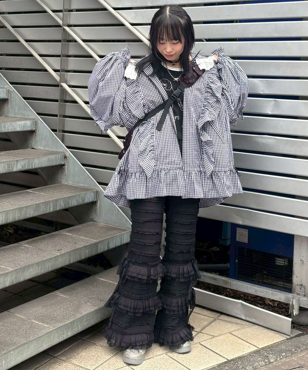 Candy Stripper レースフレアパンツ FRILL LACE FLARE PANTS | Candy Stripper（キャンディ