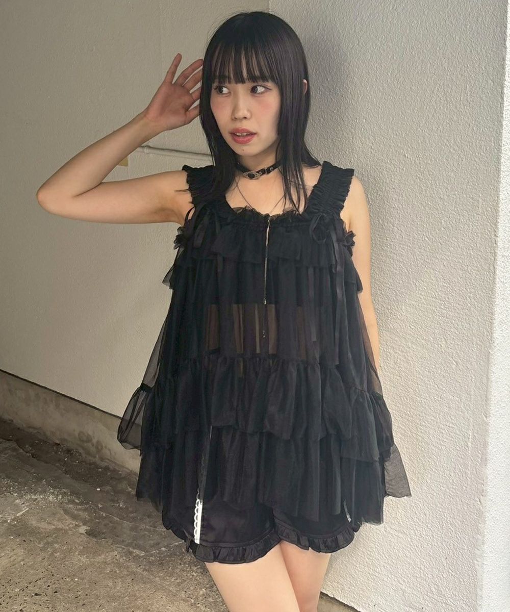 ▪️キャンディストリッパー HOLIDAY BABYDOLL ドレス SOCIETY TULLE BABY DOLL | Candy Stripper（キャンディ