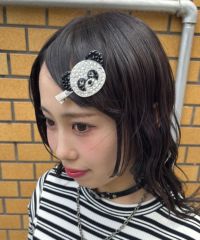PEPE RHINE STONE HAIR CLIP | Candy Stripper（キャンディ